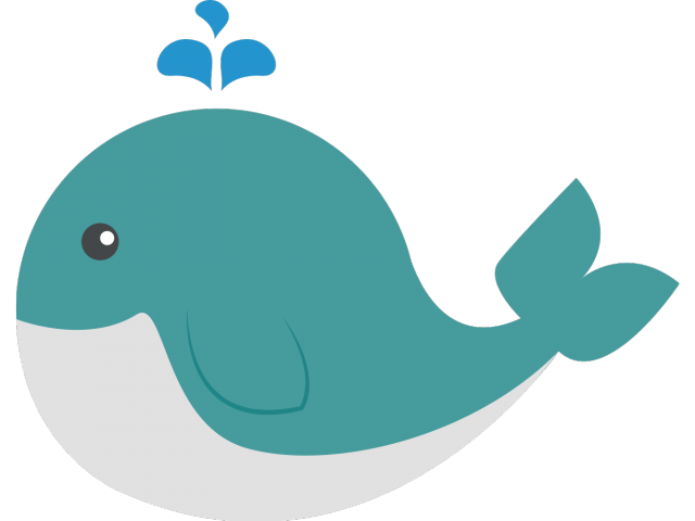 kawaii clipart whale