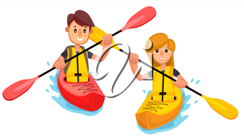 kayak clipart female
