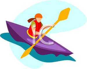 kayak clipart illustration