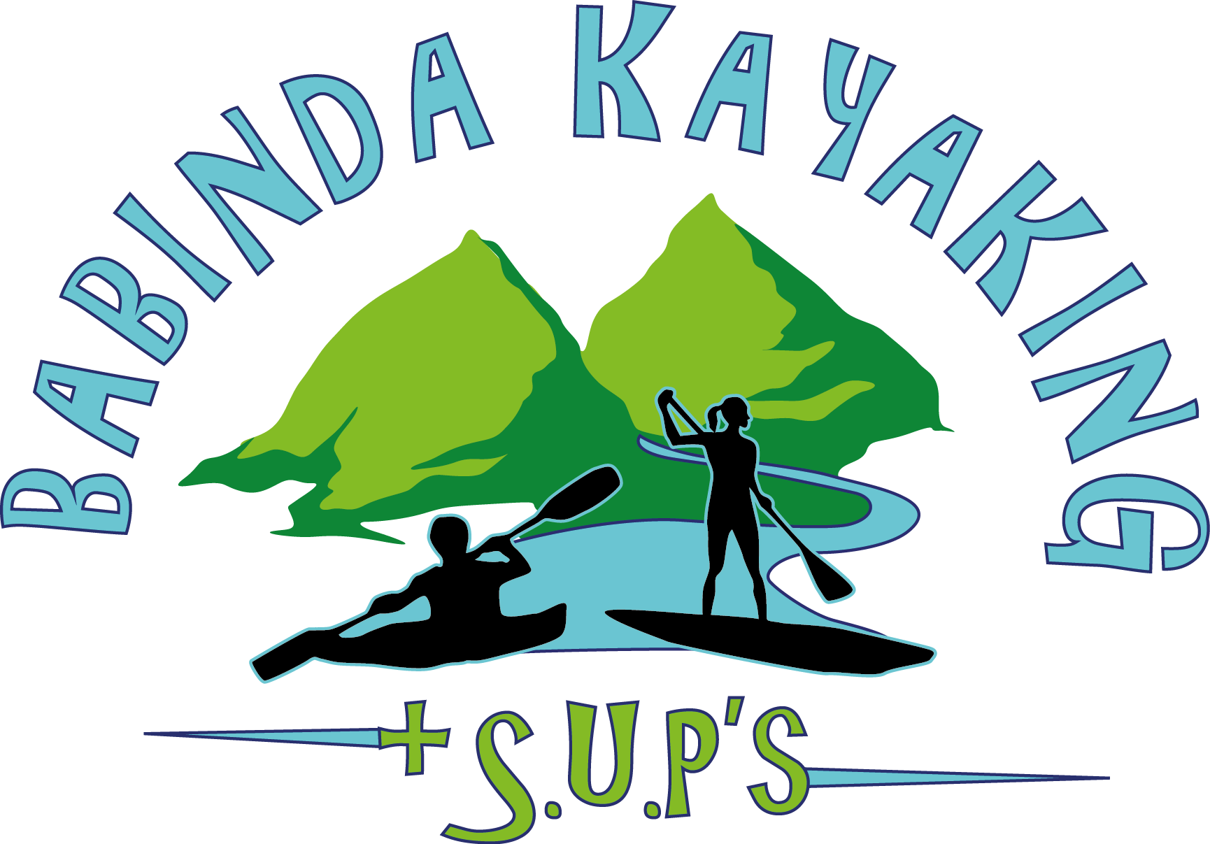 Kayaking clipart illustration. Babinda