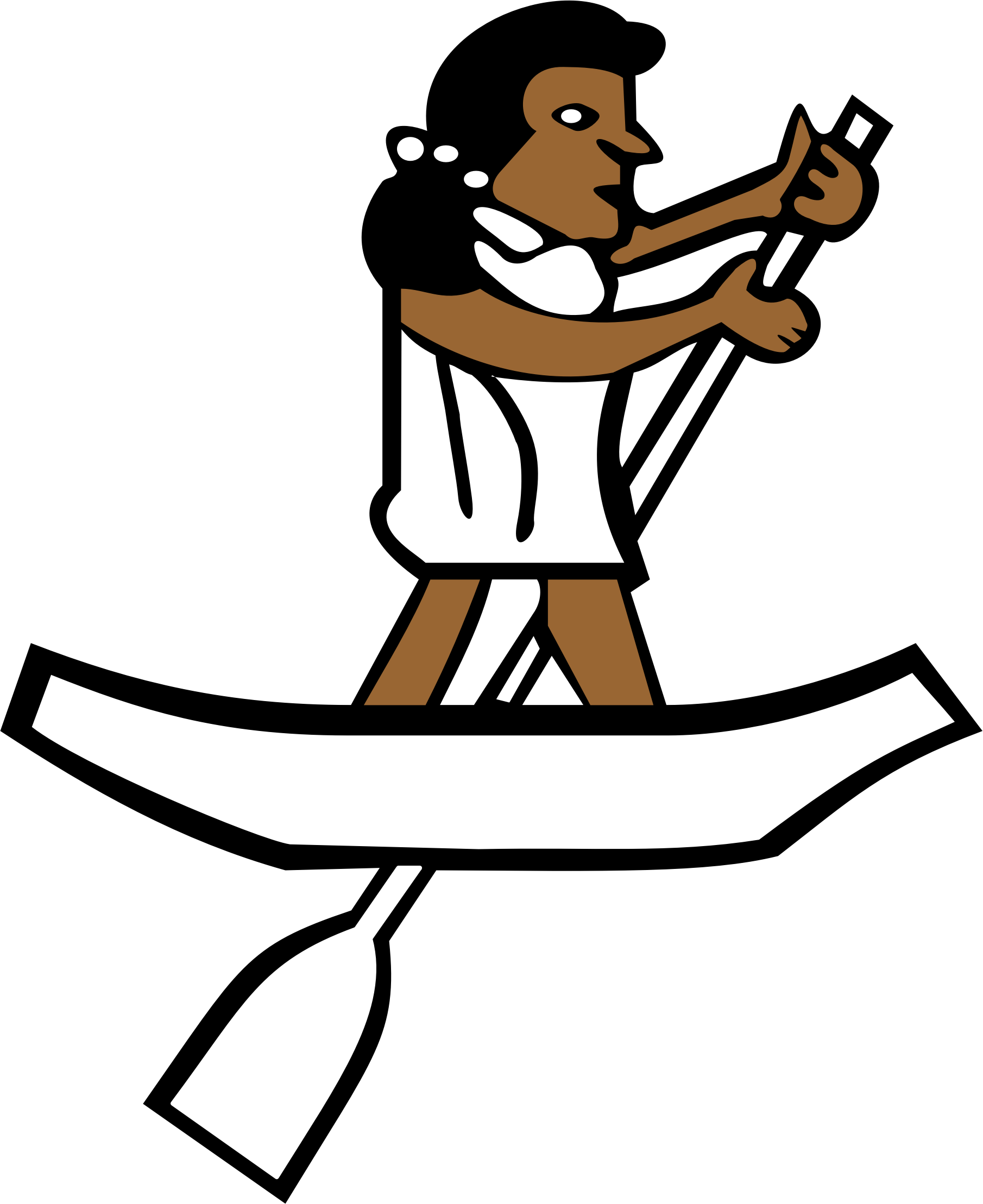 Kayaking png animalcarecollege info. Kayak clipart native canoe