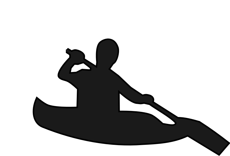 kayak clipart oars