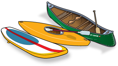 kayak clipart paddle boat