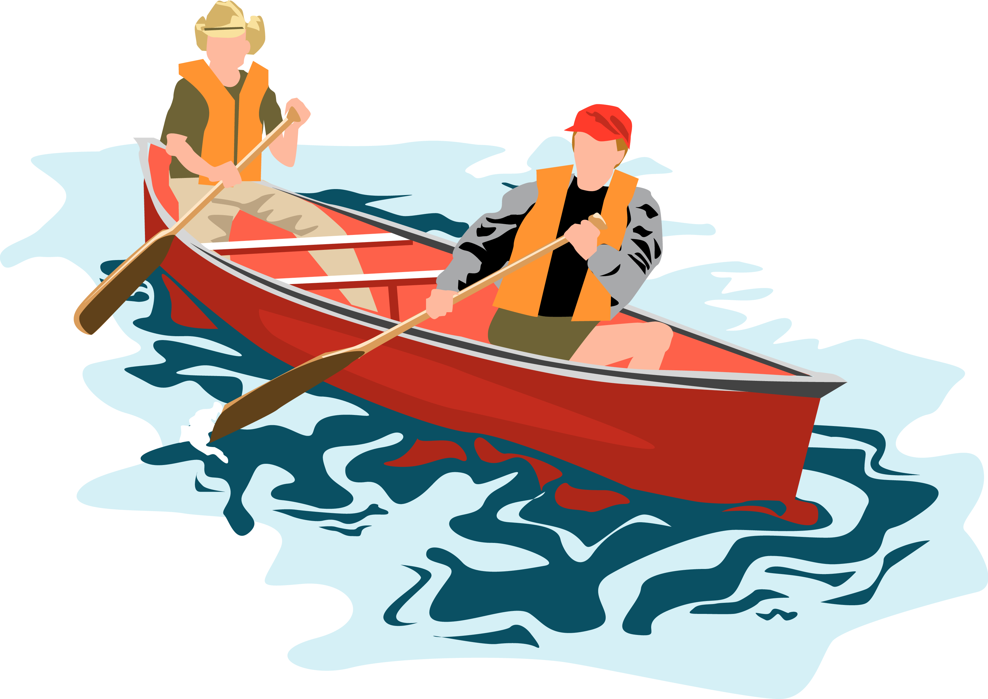 Download Kayaking clipart pirogue, Kayaking pirogue Transparent ...