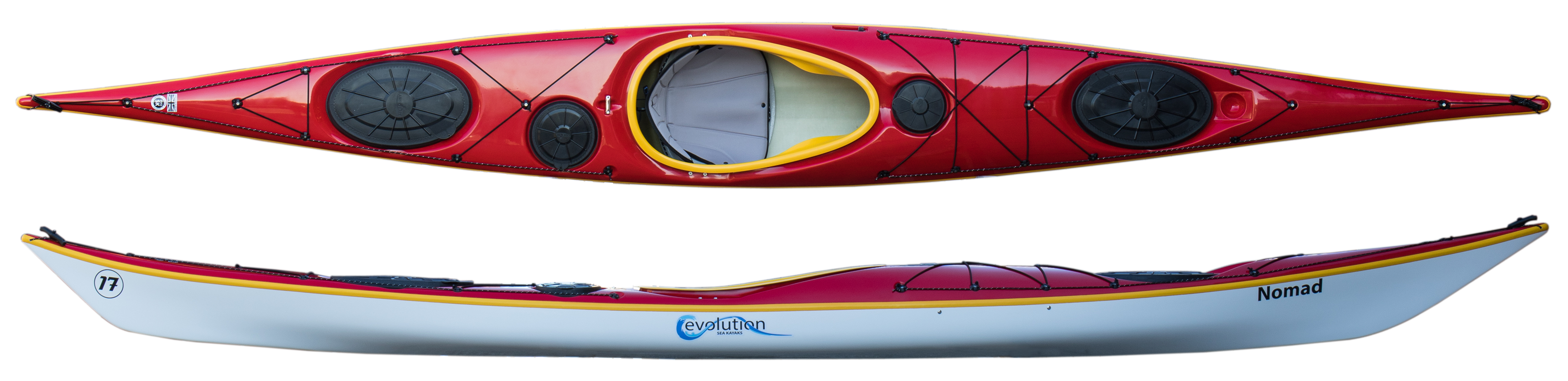 Kayaking clipart red kayak. Evolution sea kayaks nomad