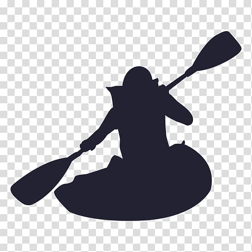 kayak clipart silhouette