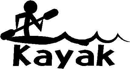 Amazon com kayak sports. Kayaking clipart stick figure