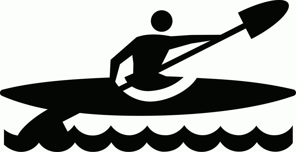 kayak clipart stick figure