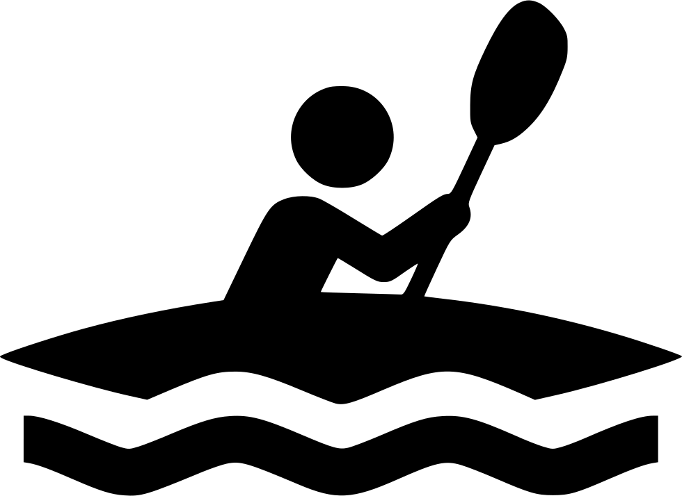 kayak clipart svg