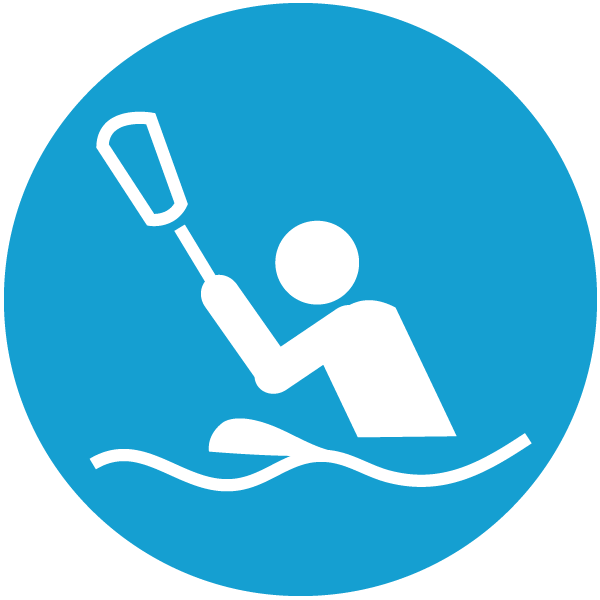 Play on the chicago. Kayaking clipart symbol