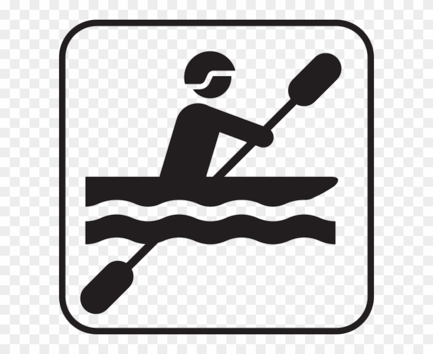 Kayak canoeing pinclipart . Kayaking clipart symbol