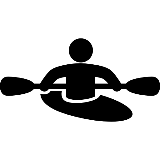 kayak clipart vector