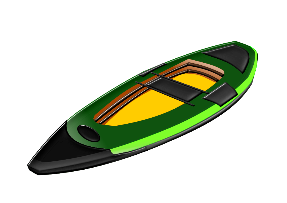 kayak clipart vector