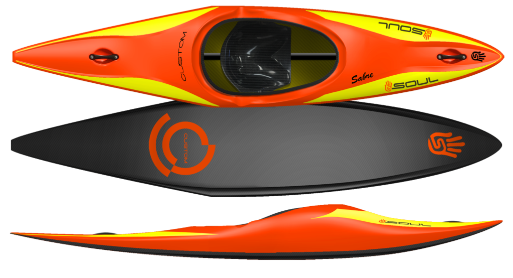 Kayaking clipart red kayak. Custom kayaks soul waterman