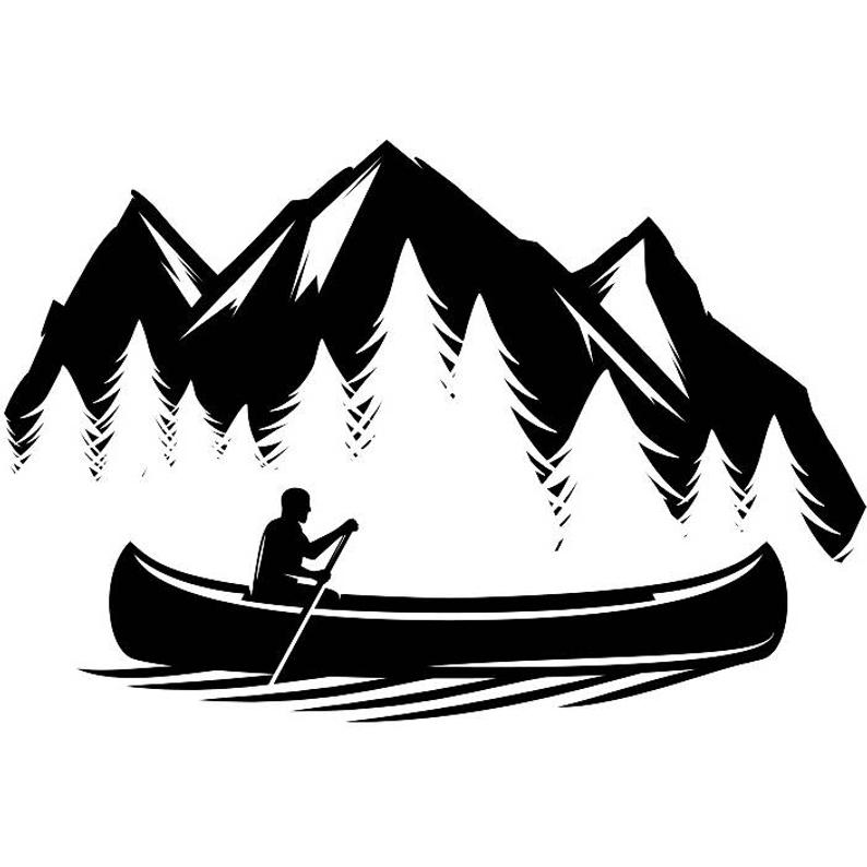 Kayaking clipart rafting. Kayak logo canoe whitewater