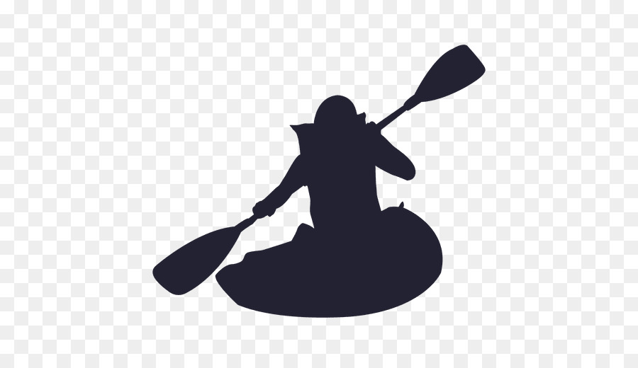 kayaking clipart stencil