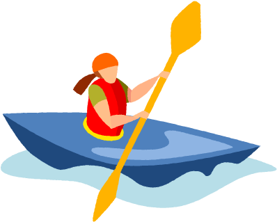 Kayaking clipart transparent. Kayak on water png