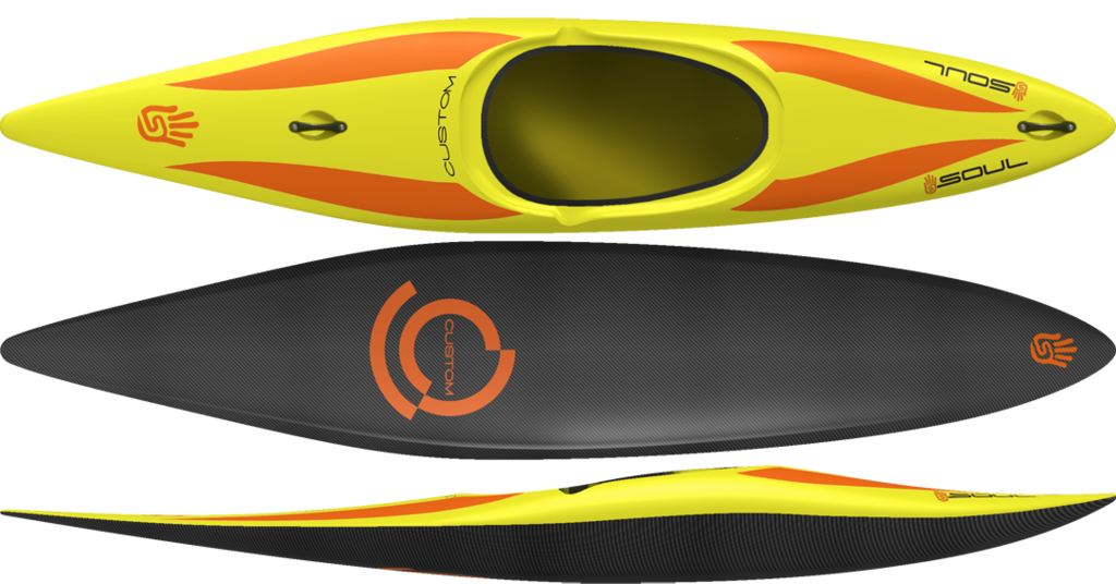 Kayaking clipart whitewater kayak. Custom kayaks soul waterman
