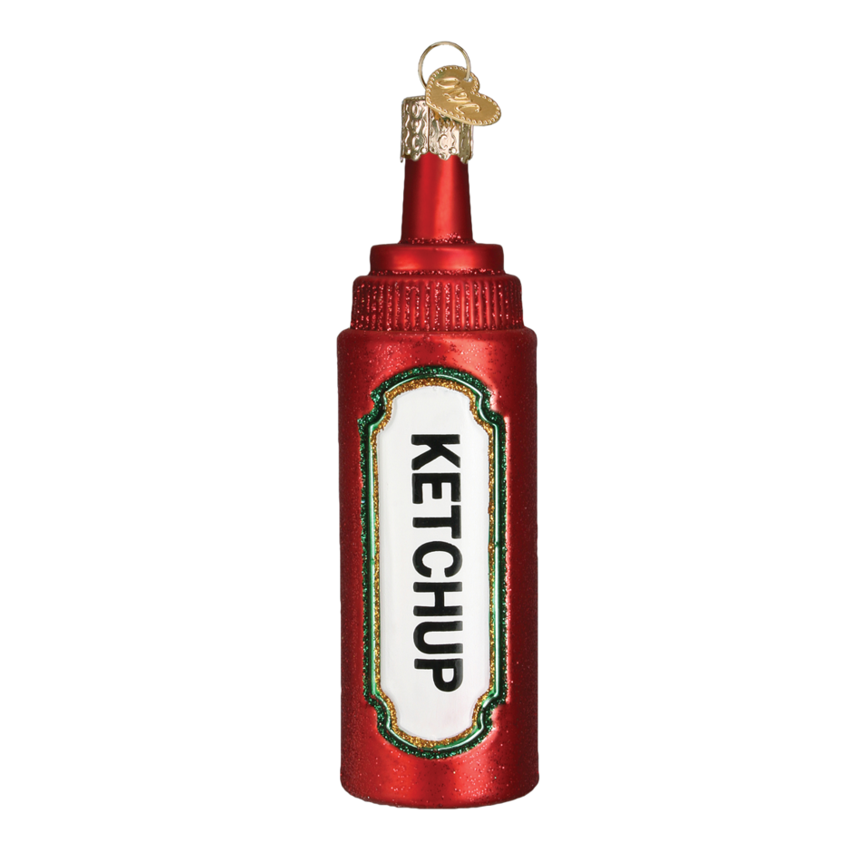 Squeeze old world christmas. Ketchup bottle png
