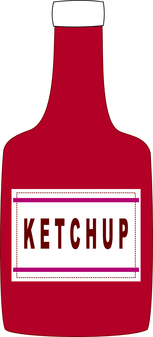 ketchup clipart condiment