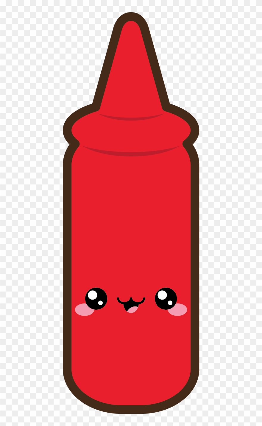 ketchup clipart cute cartoon