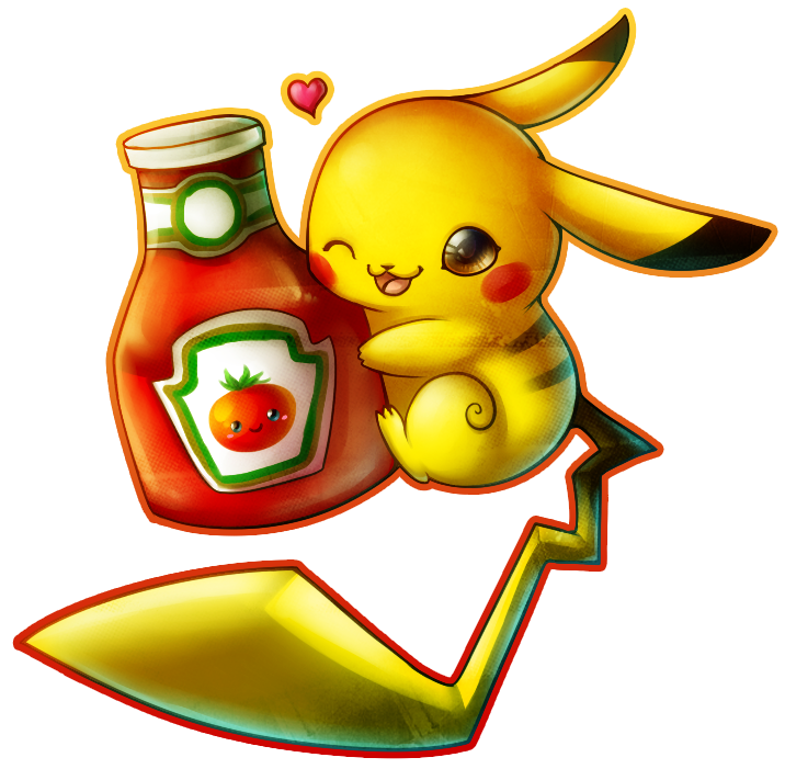Silent protagonist reacts to. Ketchup clipart happy