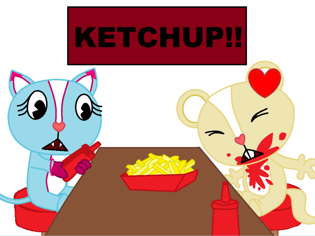 ketchup clipart happy