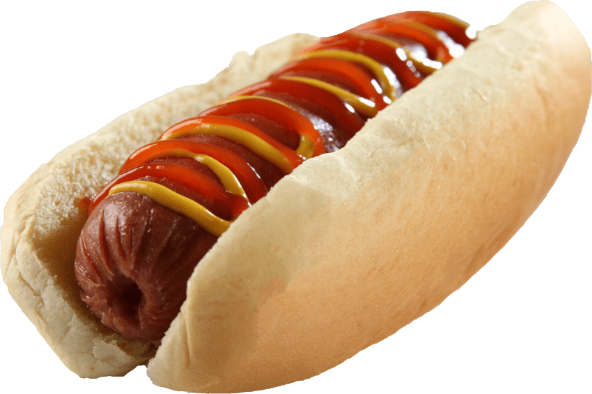 ketchup clipart hot dog