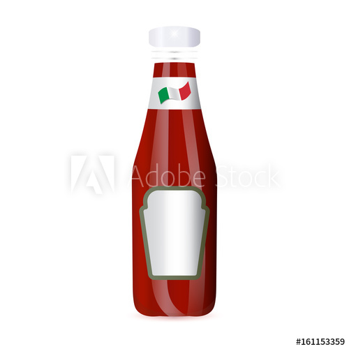 ketchup clipart juice bottle