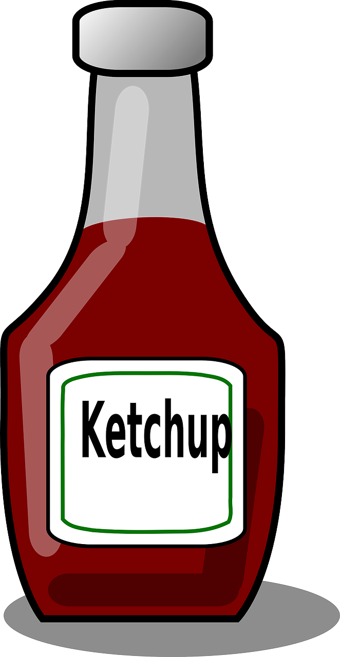 ketchup clipart juice bottle