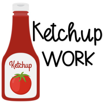 ketchup clipart work