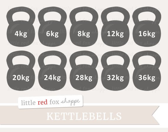 kettlebell clipart gym weight