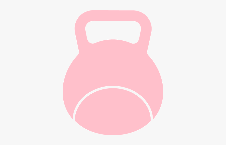 kettlebell clipart pink