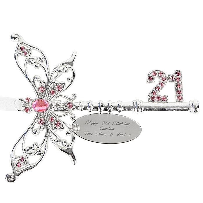 Personalised th and st. Key clipart 21st key