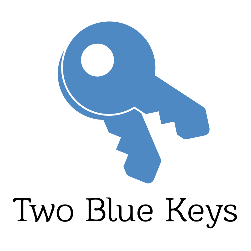 key clipart blue key