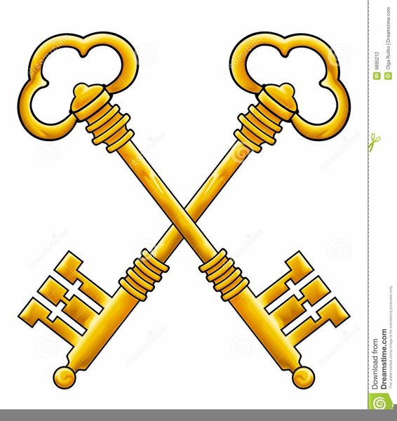Key clipart crossed key. Keys free images at