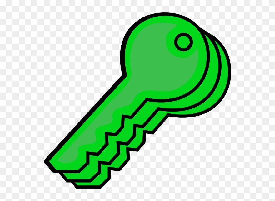 keys clipart green