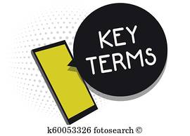 key clipart key term