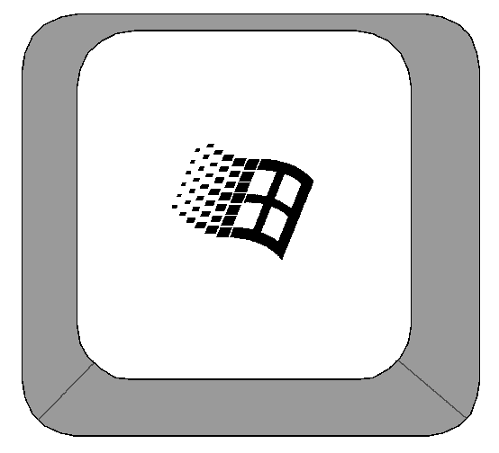 Computer windows meta start. Keys clipart keyboard