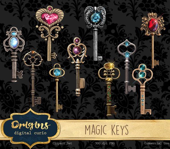 key clipart magic key