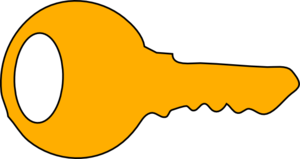 Clip art at clker. Key clipart orange key