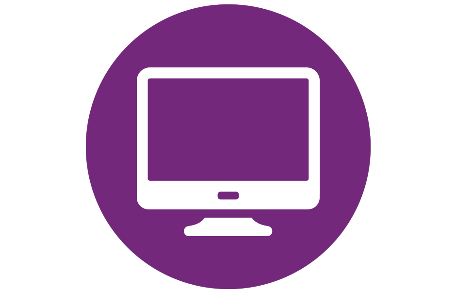 It services support. Key clipart purple