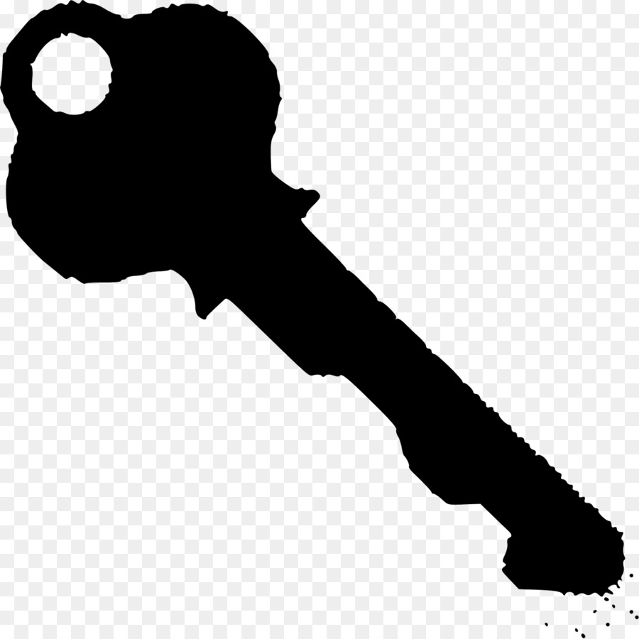 key clipart silhouette