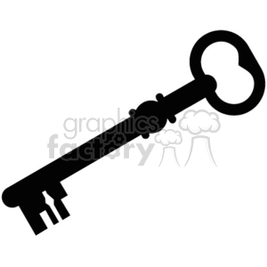 key clipart skeleton key