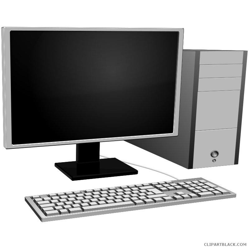 Computer clipartblack com tools. White clipart keyboard