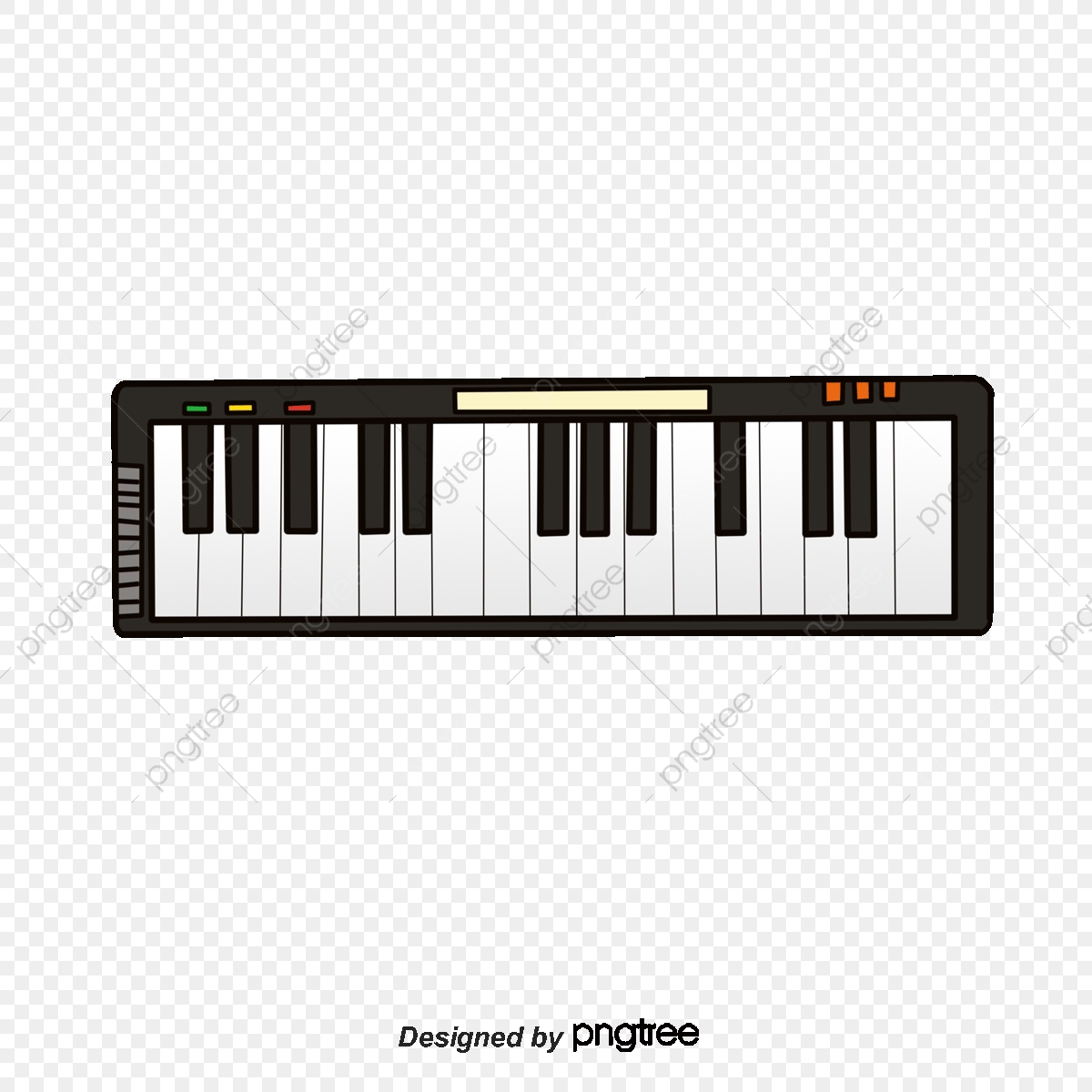 Keyboard clipart cute. Hand decorative element 