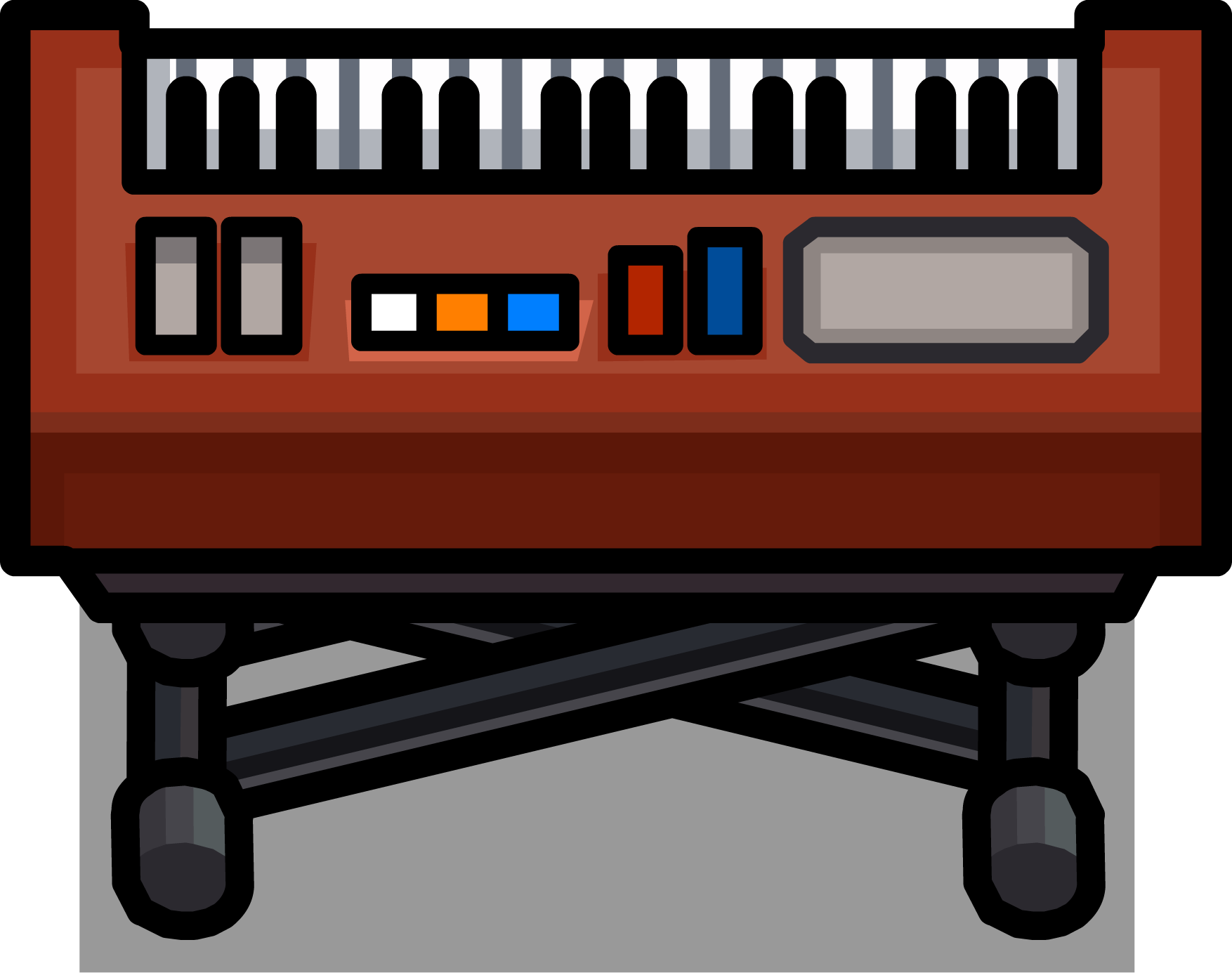 keyboard clipart electric piano keyboard