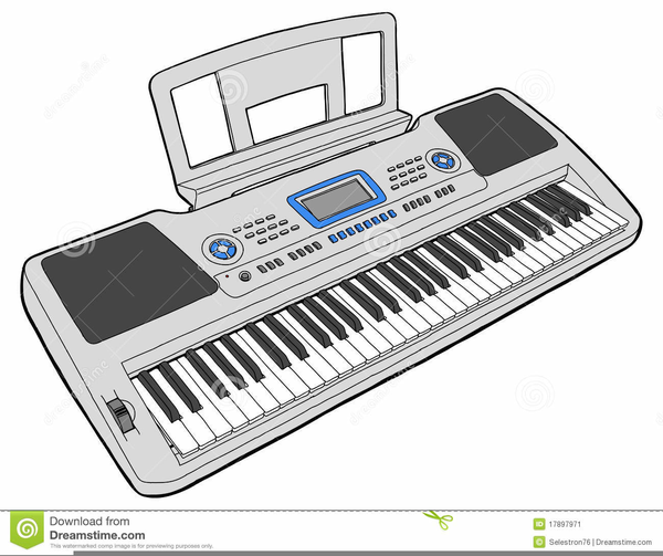keyboard clipart electronic keyboard