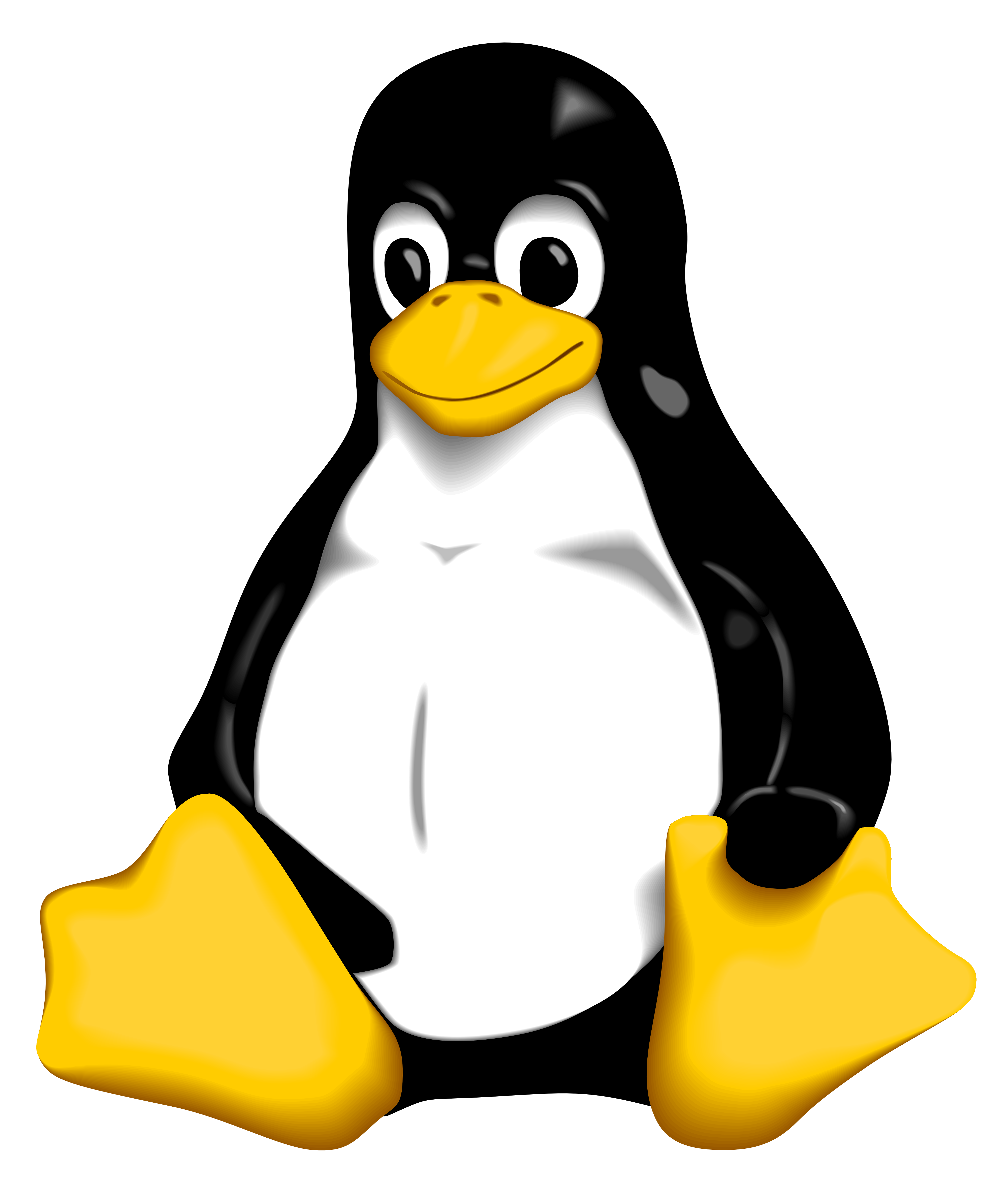 Tux the penguin because. Keyboard clipart linux