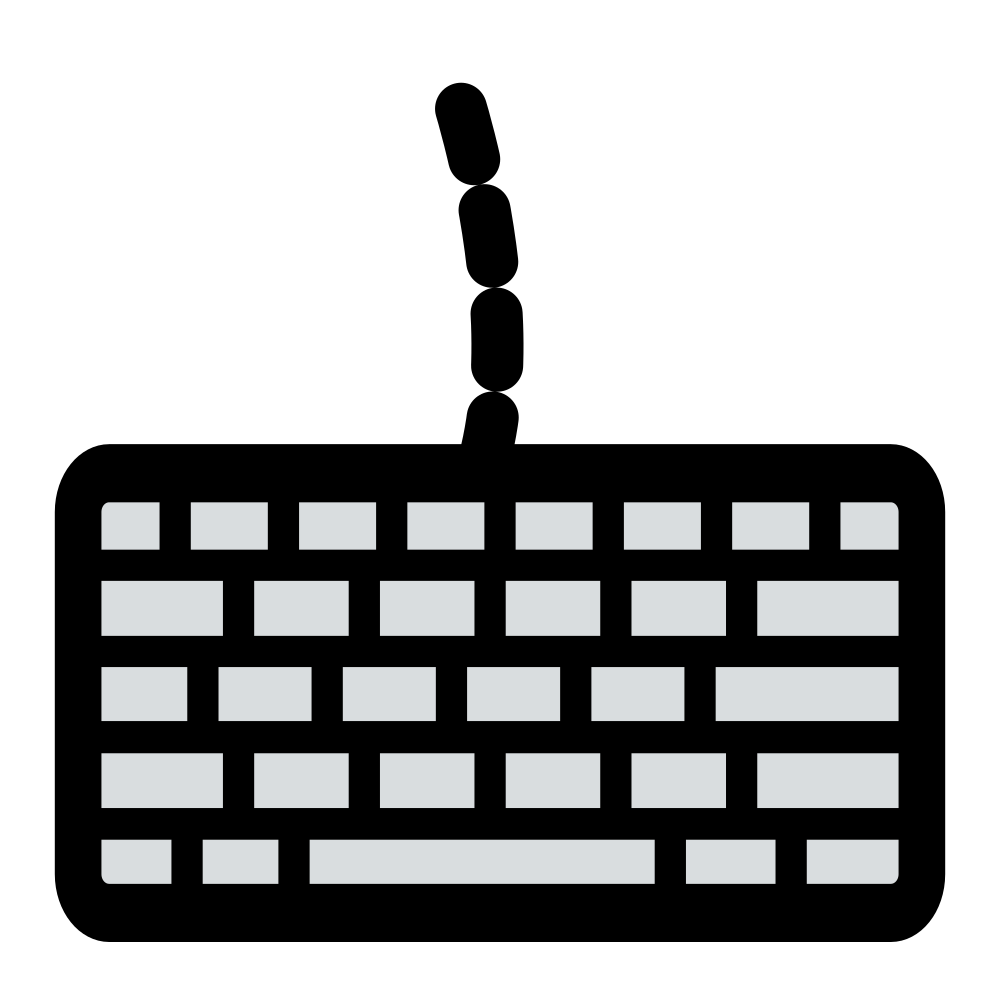 keyboard clipart pixel art